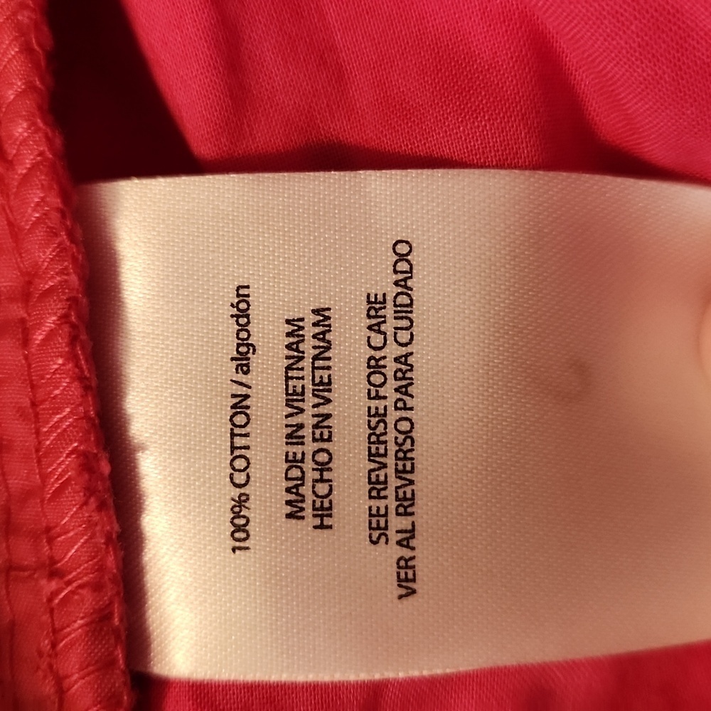 The Limited Hot Pink Eyelet Tailored Short Size 8 - Picture 10 of 15